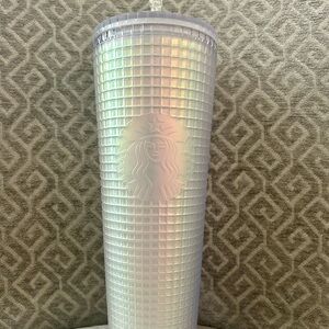 Starbucks Pearl White Textured Tumbler